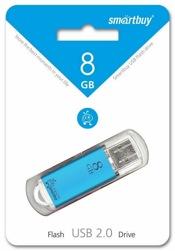 Smartbuy V-Cut 8GB USB 2.0 (синий)