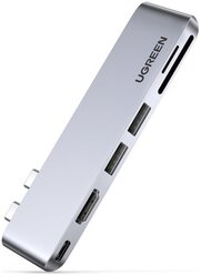 Хаб (разветвитель) Ugreen , USB 3.0, HDMI, SD/TF, PD