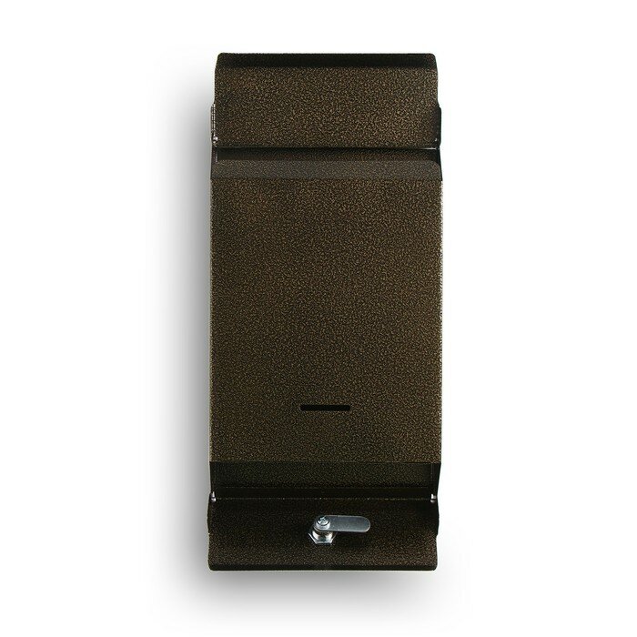 Ящик почтовый с замком, вертикальный, бронзовый - фотография № 3
