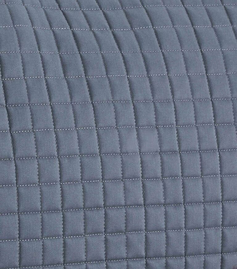 Вальтрап для лошади из хлопка Close Contact Cotton Dressage Saddle Pad (серый) - фотография № 4