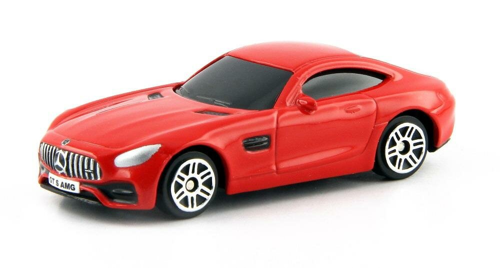 Машина металлическая RMZ City 1:64 Мерседес Бенц GT S AMG 2018 (красный) Uni Fortune 344992S-RD