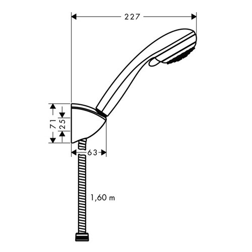 Душевой набор Hansgrohe Crometta 85 Vario/Porter'C 27559000 - фотография № 2