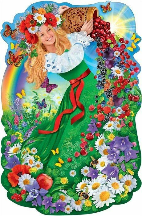 Девушка лето картинки для детей в детском саду для оформления большой формат