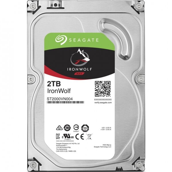 Жесткий диск SEAGATE IronWolf 2TB (ST2000VN004)