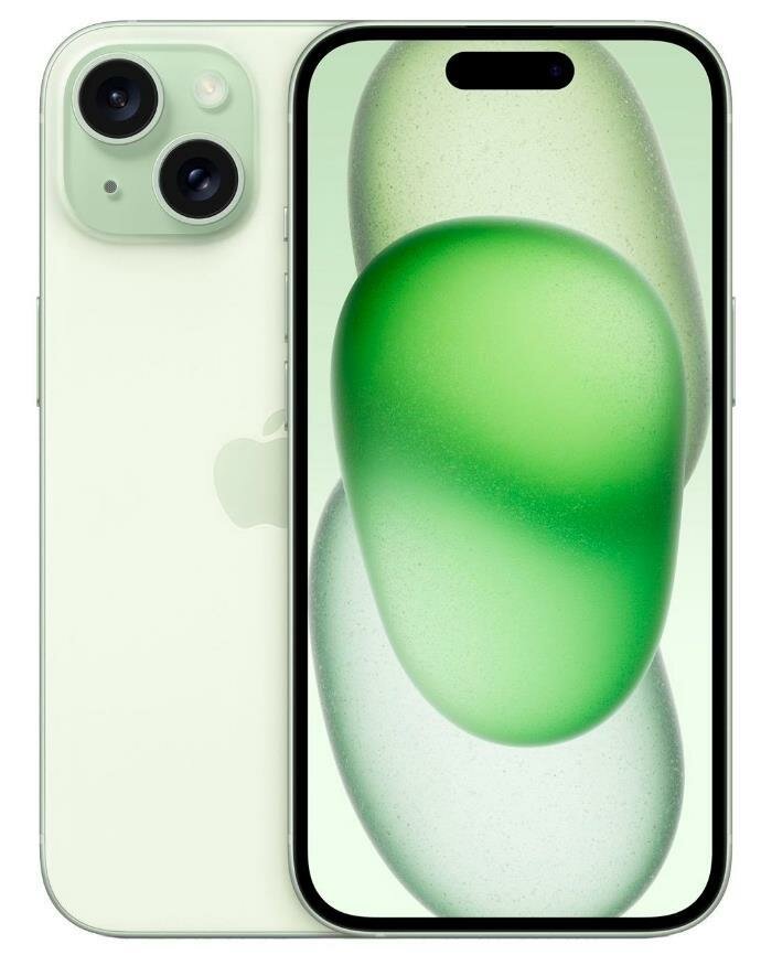 Смартфон APPLE IPHONE 15/256 Гб RAM 6Гб зеленый/Наличие WiFi/Наличие 3G/LTE/Наличие 4G/5G/Only eSIM MTLN3CH/A