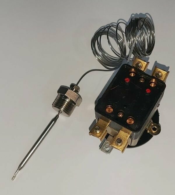 фото Терморегулятор промышленный, 100-320град, 25А, с сальником для ввода капилляра