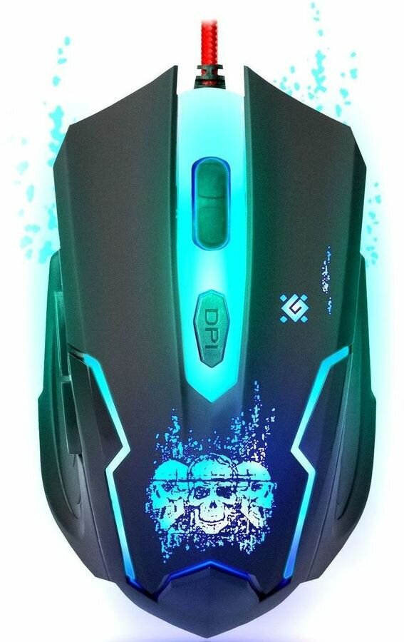 Мышка USB OPTICAL SKULL GM-180L 52180 DEFENDER