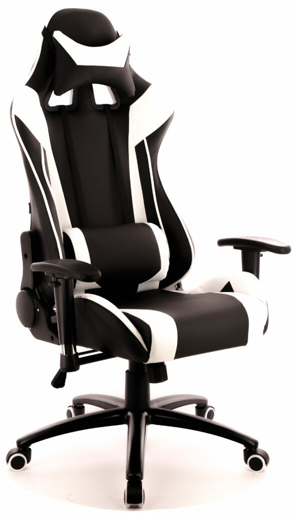 Кресло геймерское Everprof Lotus S6 экокожа Черно-белый