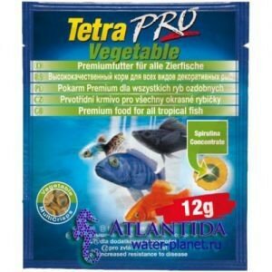 Корм Tetra Pro Algae Crisps Раст Корм д/всех видов рыб (чипсы), 12гр. (8 штук)