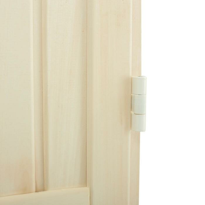 Дверь для бани и сауны сорт "экстра" липа 170х70 см - фотография № 3