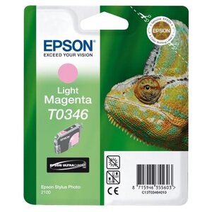 Epson Картридж Epson T0346 Light Magenta светло-пурпурный C13T03464010