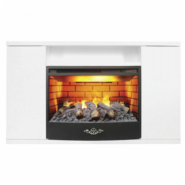 Электрокамин RealFlame Brooklyn с очагом 3D Firestar 25,5 Белый