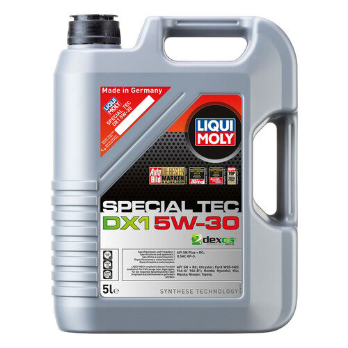 Моторное масло LIQUI MOLY Special Tec DX1, 5W-30, 5л, синтетическое [20969]