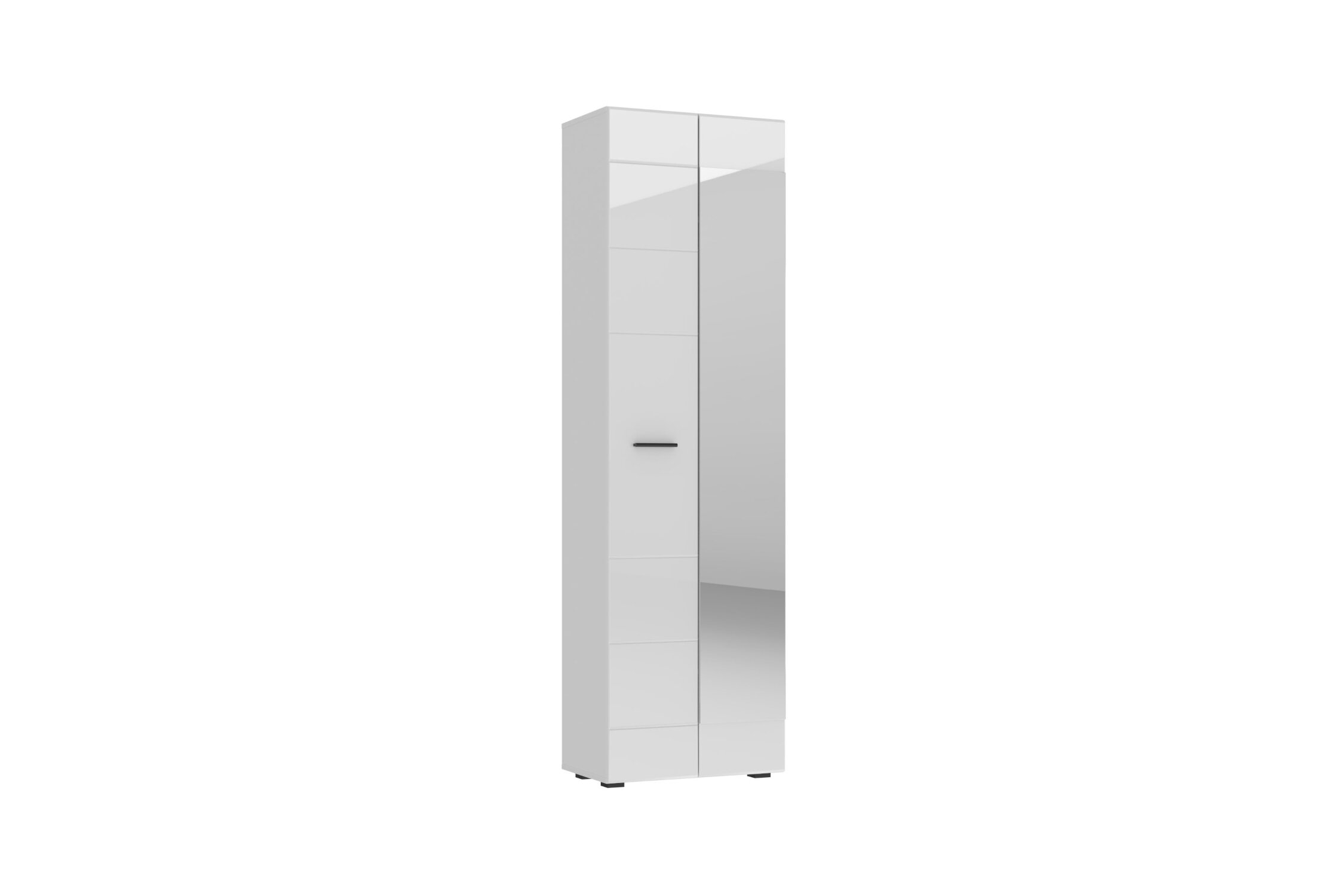 Шкаф НК Мебель Шкаф 2-дверный Gloss белый глянец / белый бриллиант Двухдверный 60х37.6х205 см