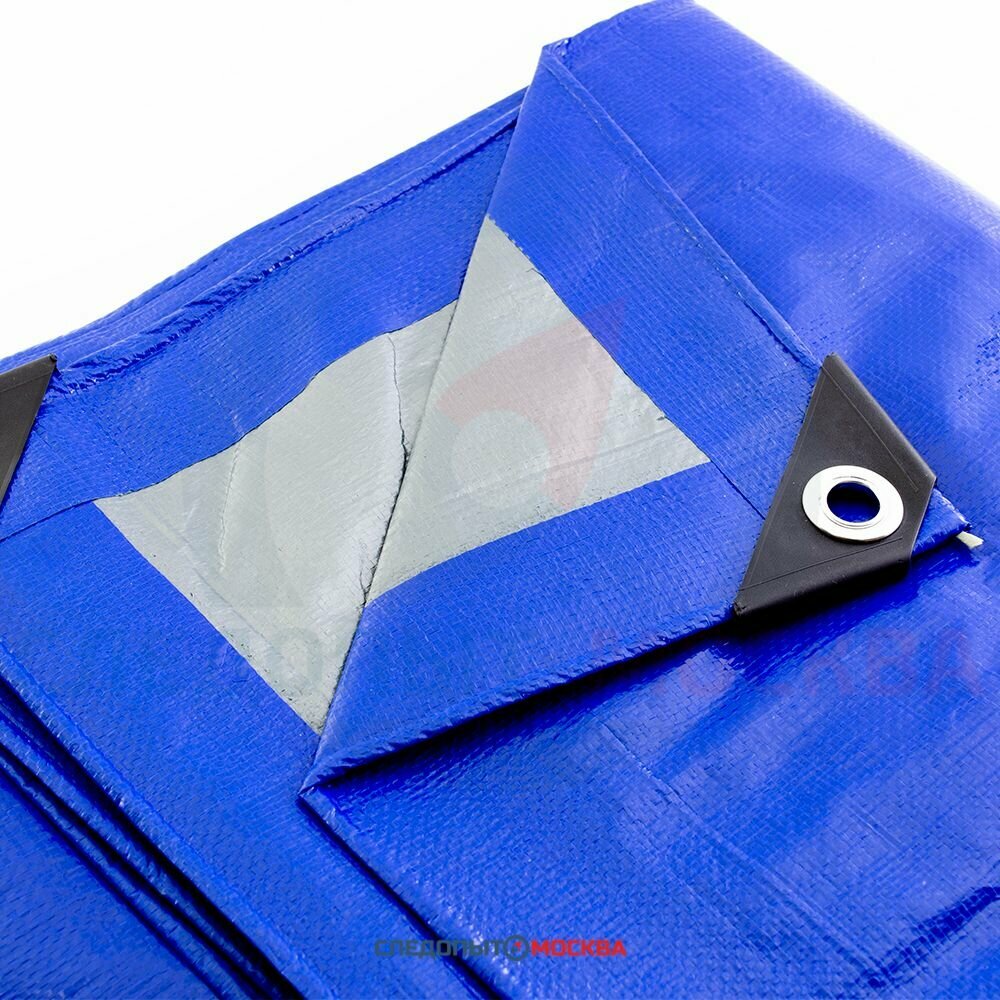 фото Тент туристический с люверсами усиленный, тарпаулин плотность 180 гр/м2, для навесов от солнца, для автомобиля, для дачи и сада, размер 3м х 4м