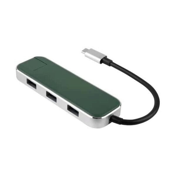 Хаб-разветвитель USB Rombica Type-C Chronos (TC-00252) Green