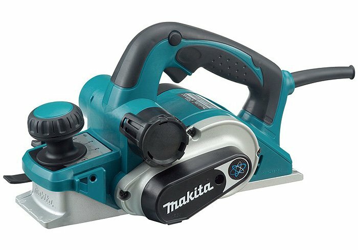 Сетевой электрорубанок Makita KP0810C, 1050 Вт синий/черный/серый