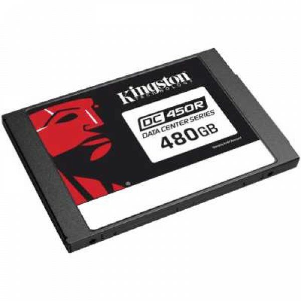 Накопитель SSD 2.5 Kingston 480Gb DC450R Series (SEDC450R/480G) (SATA3, up to 560/510Mbs, 99000 IOPS, 3D TLC, 285TBW, 7mm)