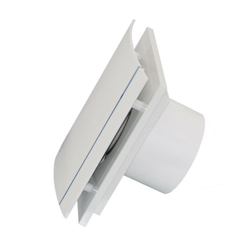 Вентилятор вытяжной 100 мм, для кухни/ ванной/ санузла, обратным клапаном, белый - фотография № 1