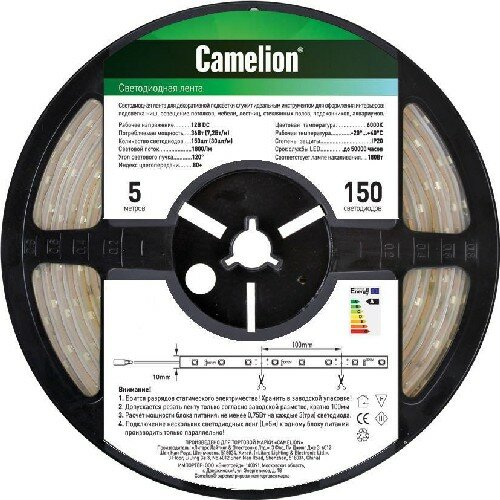 Светодиондная лента Camelion SLW-5050-30-C01W 5м