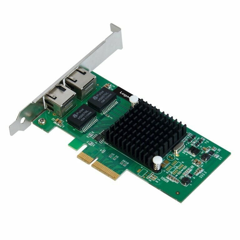 Сетевая Карта Intel I350-T2 Dual Two RJ45 Gigabit Ports Server Adapter PCI-E , I350T2v2BLK