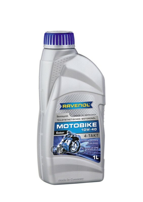 Ravenol^4014835731110 Масло Моторное Ravenol Motobike 4-T Ester 10w40 (1л) New Ravenol арт. 4014835731110