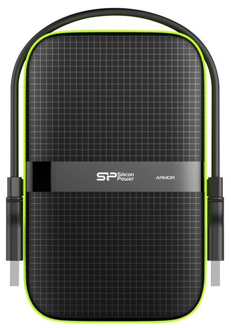 Жесткий диск внешний Silicon Power A60 Armor Black SP020TBPHDA60S3K