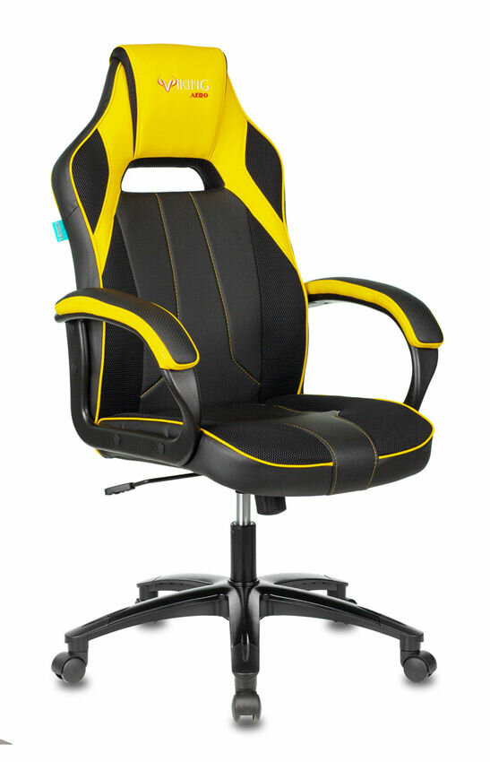 Кресло игровое Бюрократ Viking 2 Aero black/yellow