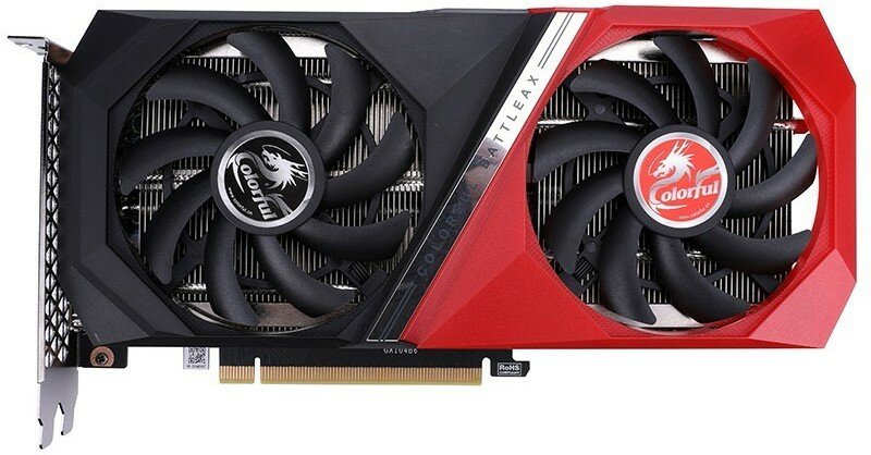 Видеокарта NVIDIA GeForce RTX3060 Colorful 12Gb LHR (RTX 3060 NB DUO 12G V2 L-V) PCI-E 4.0, ядро - 1320 МГц, Boost - 1777 МГц, память - 12 Гб GDDR6 15000 МГц, 192 бит, HDMI, 3xDisplayPort