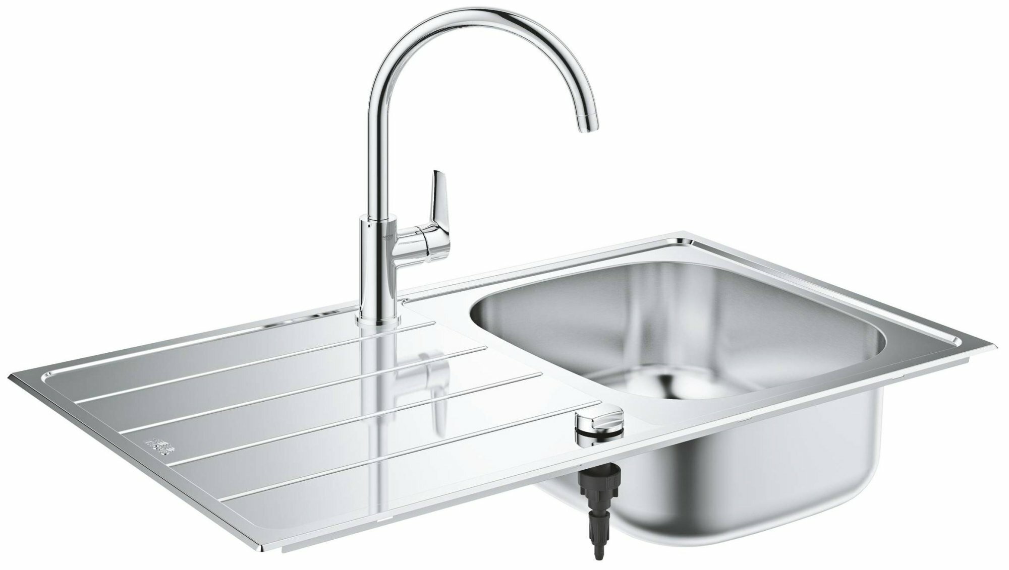 Grohe Мойка и смеситель для мойки GROHE K200 45-S 86/50 1.0 31562SD1