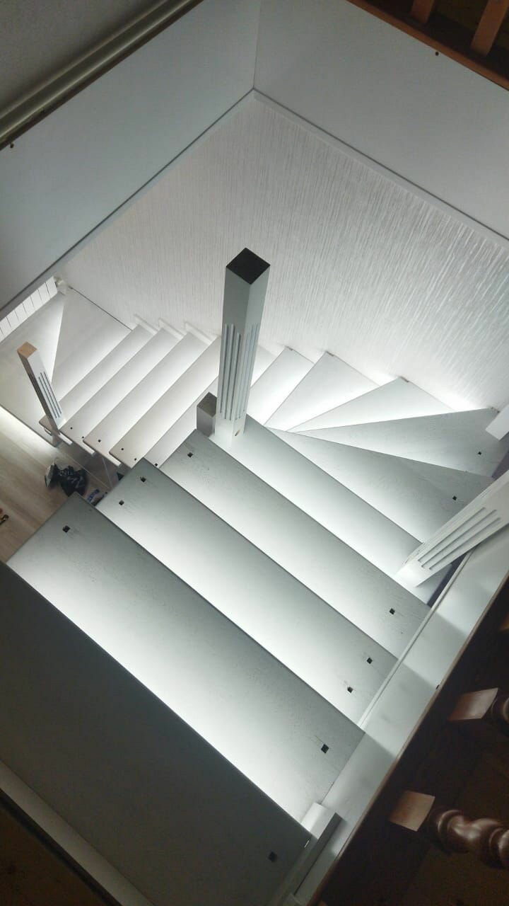 Комплект для умной подсветки лестницы до 24 ступеней серии BASE/24W, черный-1 - фотография № 5