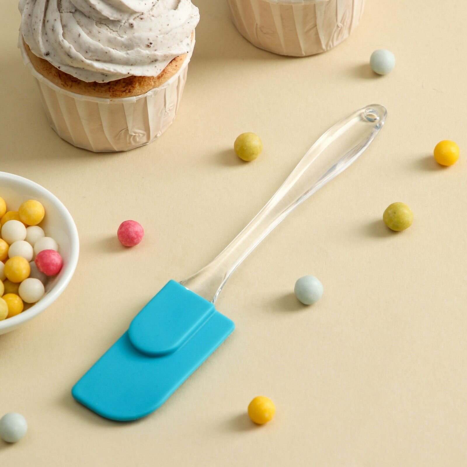 фото Лопатка Доляна «Лёд», 18 см, цвет микс-