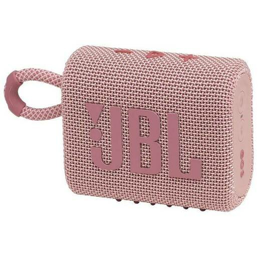 Портативная колонка JBL GO 3, розовый (JBLGO3PINK)