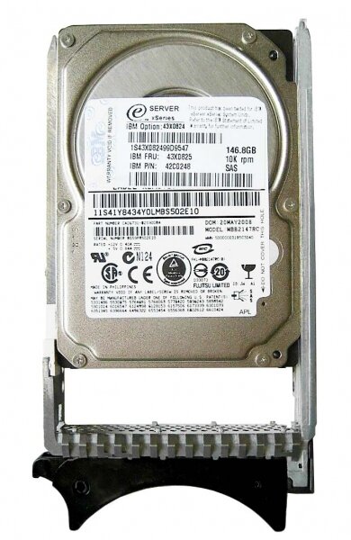 42D0453 IBM Жесткий диск HDD IBM xSeries 146Gb (U300/10000/16Mb) 25 [42D0453]