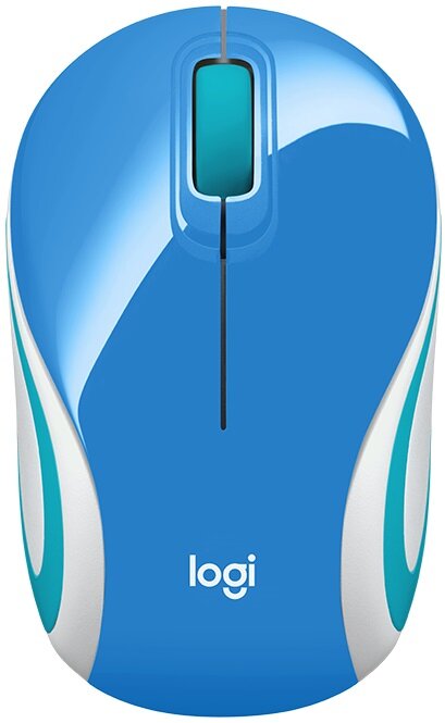 Logitech Wireless Mini Mouse M187 (синий)