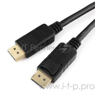 Кабель DisplayPort Gembird/Cablexpert, 5м, 20M/20M, v1.2, черный, экран, пакет (cc-dp2-5m) Cc-dp2-5m