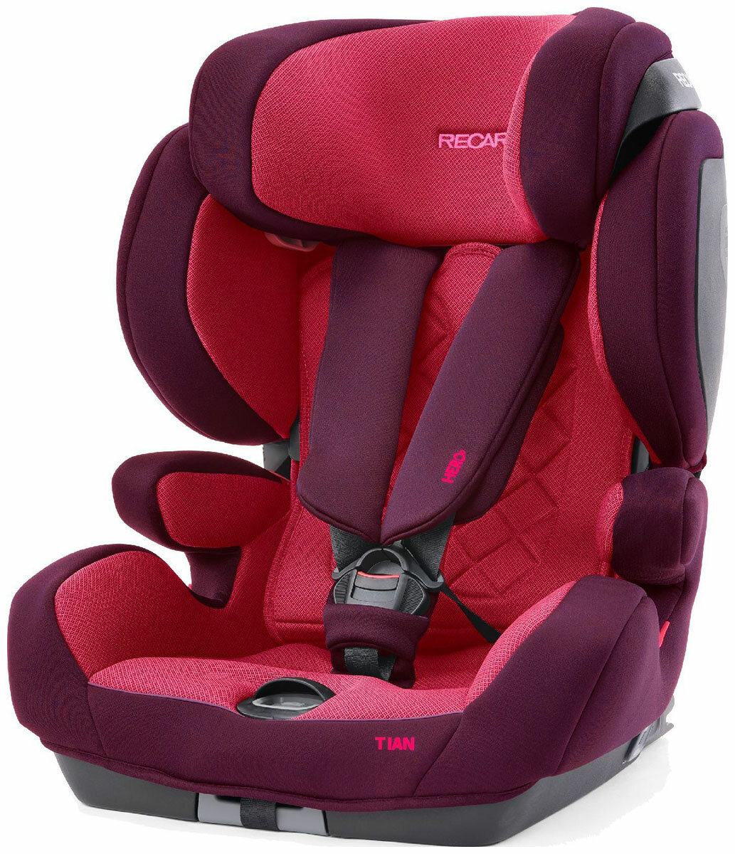 Автокресло Recaro Tian гр. 1/2/3 расцветка Core Power Berry