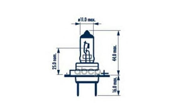 Лампа H7 24v 70w Px26d Narva арт. 48728