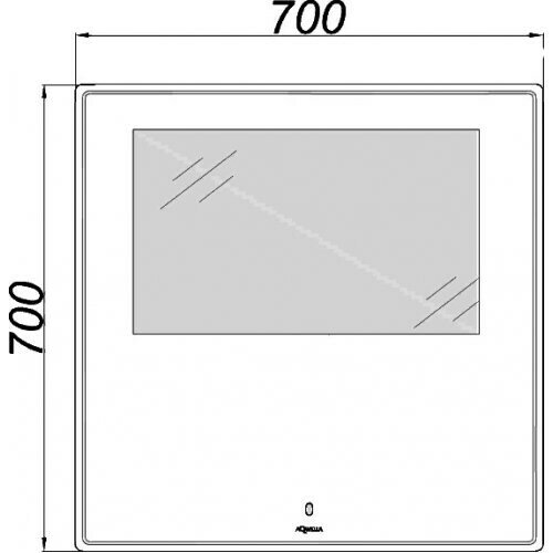Зеркало Aqwella UM0207 - фотография № 2