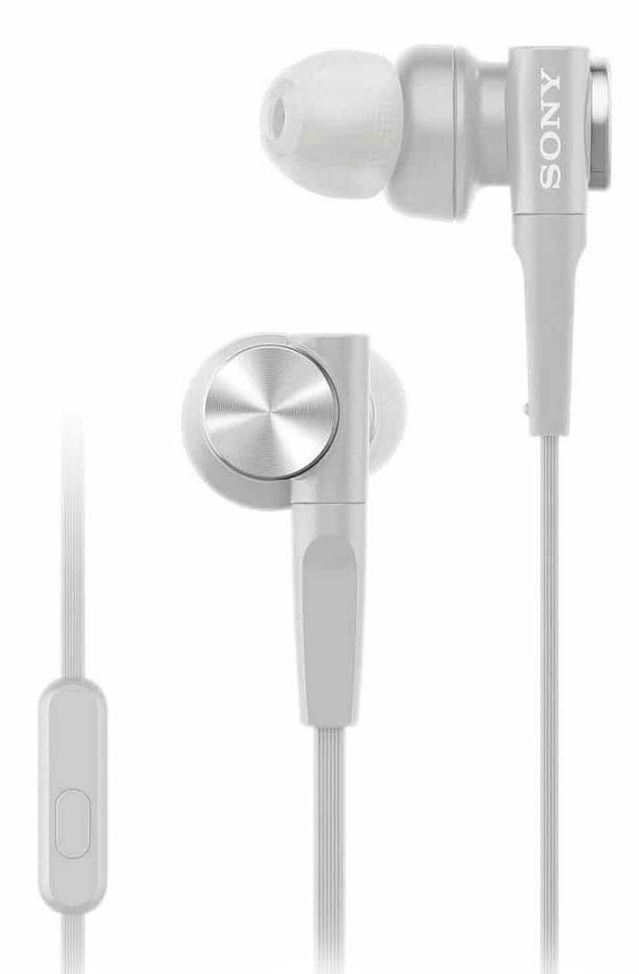 Наушники Sony MDR-XB55AP (белый)