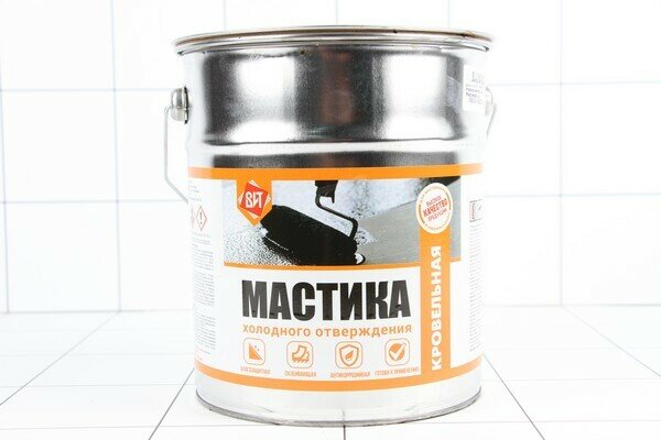 Мастика битум-кауч 4кг холодного отверждения ЦК