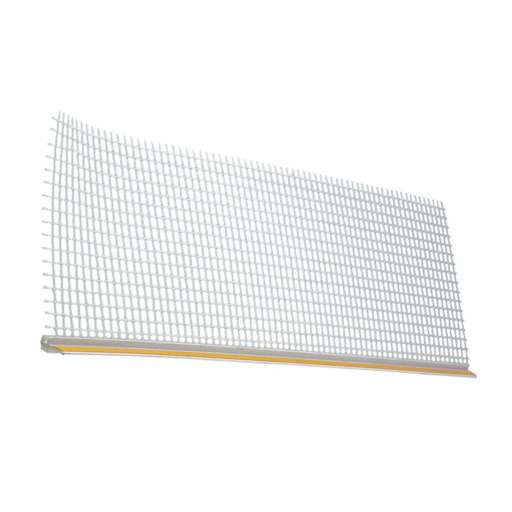 фото GAVIAL Профиль ПВХ Примыкающий с сеткой 6мм стандарт (без резинового пыльника) 2,4м 00000169