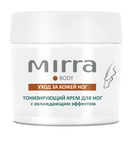 Тонизирующий Крем Для Ног с охлаждающим эффектом Mirra