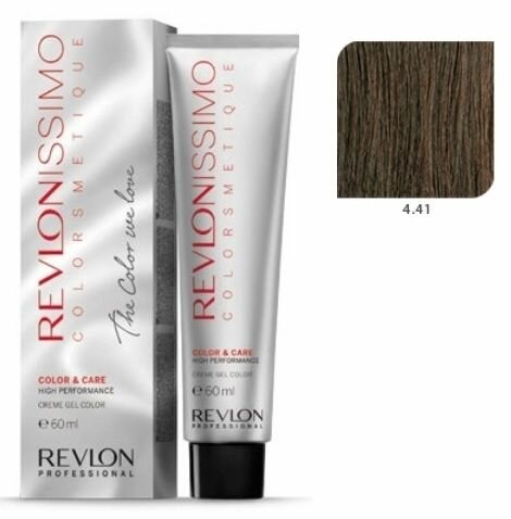 Revlon Professional Revlonissimo Colorsmetique Краска для волос оттенок 4-41 (коричневый медно-пепельный)