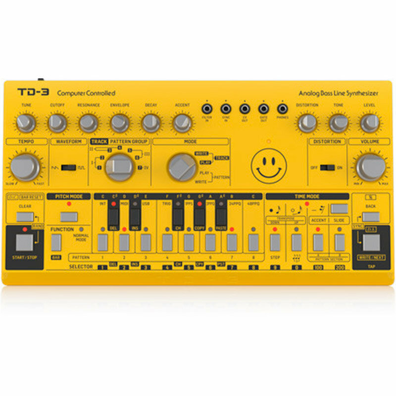 Синтезаторы Behringer TD-3-AM желтый