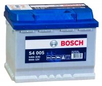 Аккумулятор автомобильный Bosch Silver S4005 60 А/ч 540 A обр. пол. Евро авто (242x175x190)