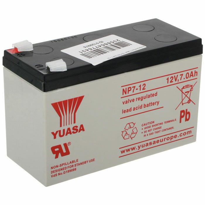 Батарея Yuasa NP 7-12 (12V 7Ah)