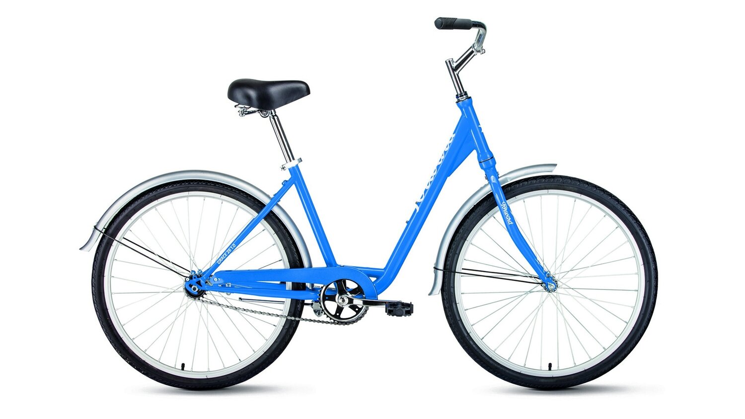 Женский велосипед Forward Grace 26 1.0 (2021) собран и настроен