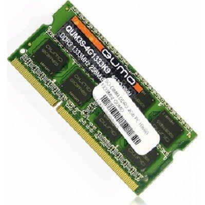 QUMO DDR3 SODIMM 4GB QUM3S-4G1333K(D)9R/C9(L) {PC3-10600, 1333MHz}