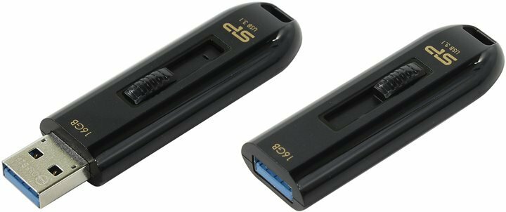 USB Flash накопитель 16Gb Silicon Power Blaze B21 Black (SP016GBUF3B21V1K)